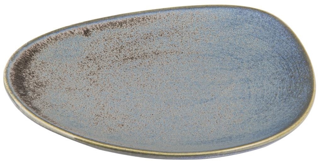  Olympia Assiettes triangulaires Ember Blue 190mm (lot de 6) 