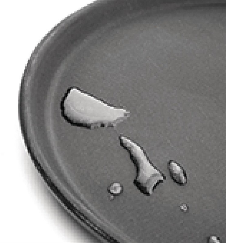  Kristallon Plateau antid&eacute;rapant en plastique rond noir 356mm 