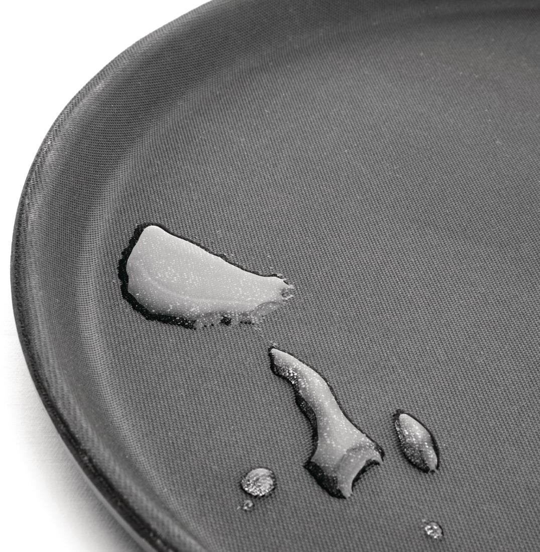  Olympia Lot de 6 plateaux ronds antid&eacute;rapants en polypropyl&egrave;ne Kristallon 