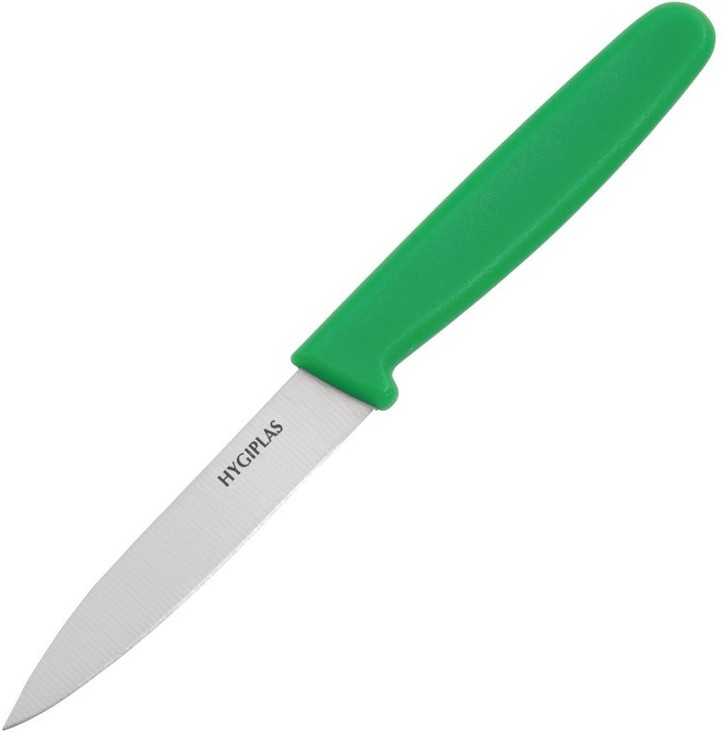  Hygiplas Couteau d'office vert 7,5 cm 