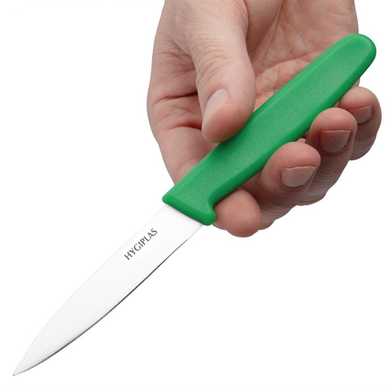  Hygiplas Couteau d'office vert 7,5 cm 