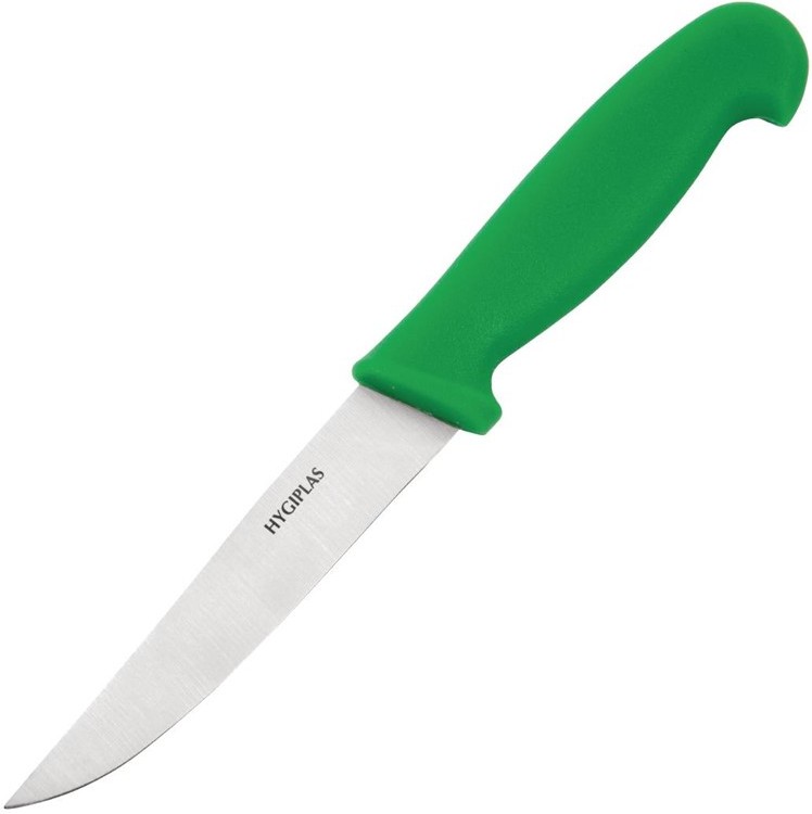  Hygiplas Couteau à légumes vert 100mm 