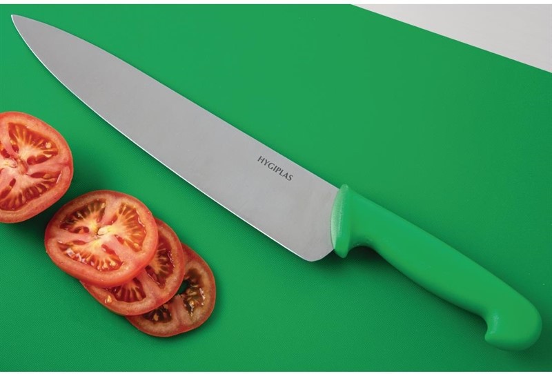  Hygiplas Couteau de cuisinier vert 255mm 
