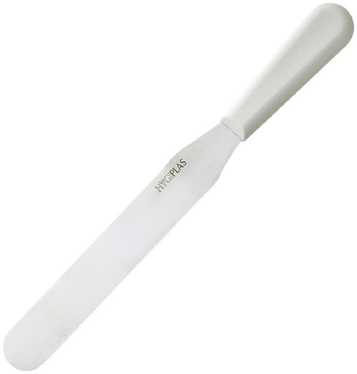  Hygiplas Couteau spatule droit blanc 205mm 