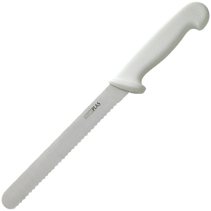  Hygiplas Couteau &agrave; pain blanc 205mm 