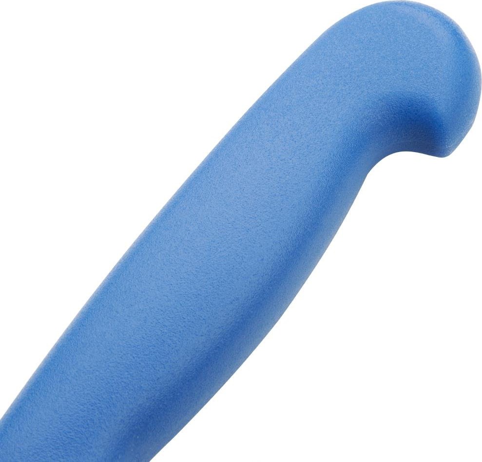  Hygiplas Couteau &agrave; trancher dent&eacute; bleu 25cm 
