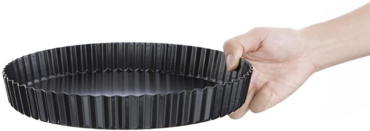  Vogue Moule &agrave; tarte antiadh&eacute;sif avec fond mobile 25 cm 