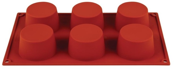  Pavoni Plaque 6 muffins en silicone Formaflex 