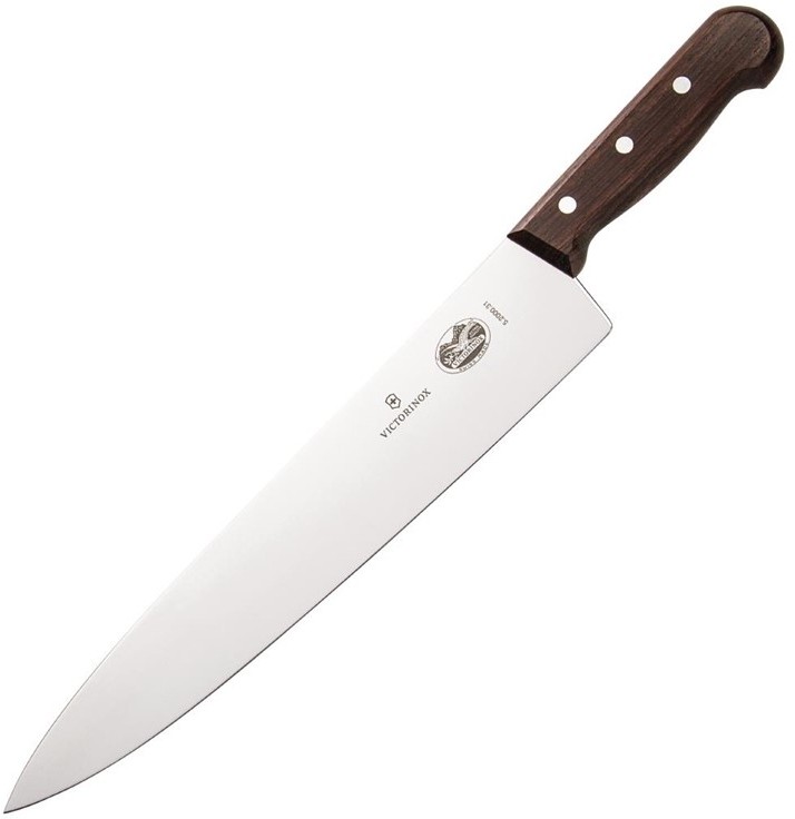  Victorinox Couteau de cuisinier &agrave; manche en bois 255mm 