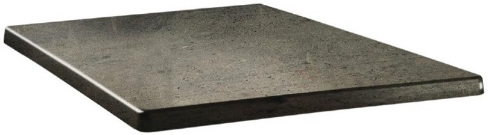  Topalit Plateau de table carr&eacute; Classic Line 80x80cm b&eacute;ton 