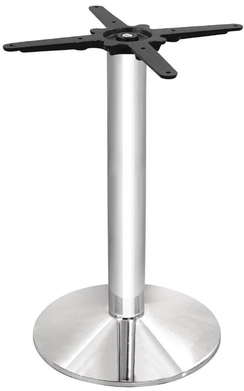  Bolero Pied de table rond chrom&eacute; Bolero 