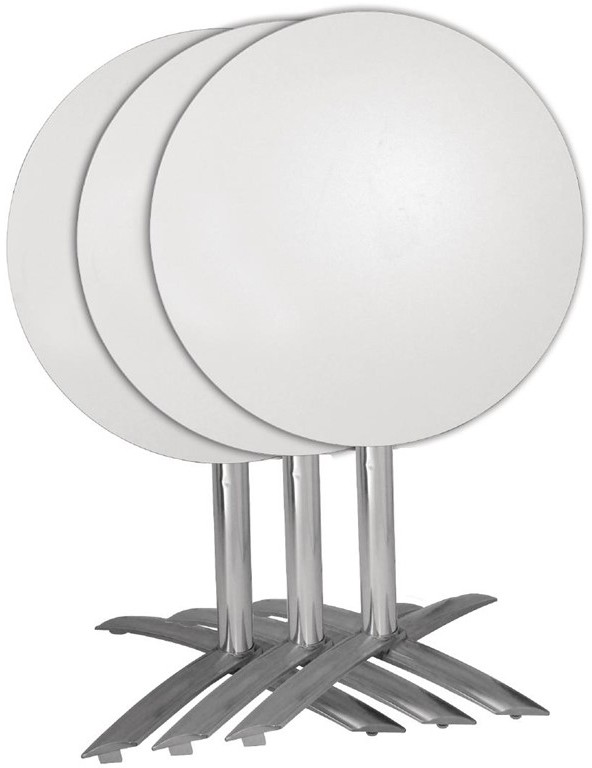  Bolero Pied de table &agrave; plateau basculant aluminium 