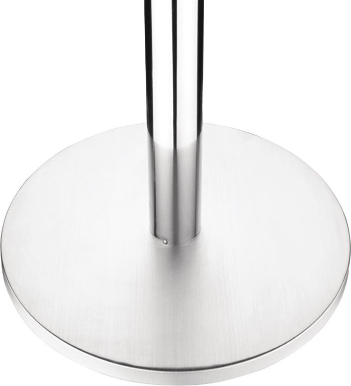  Bolero Pied de table rond en acier inoxydable Bolero 