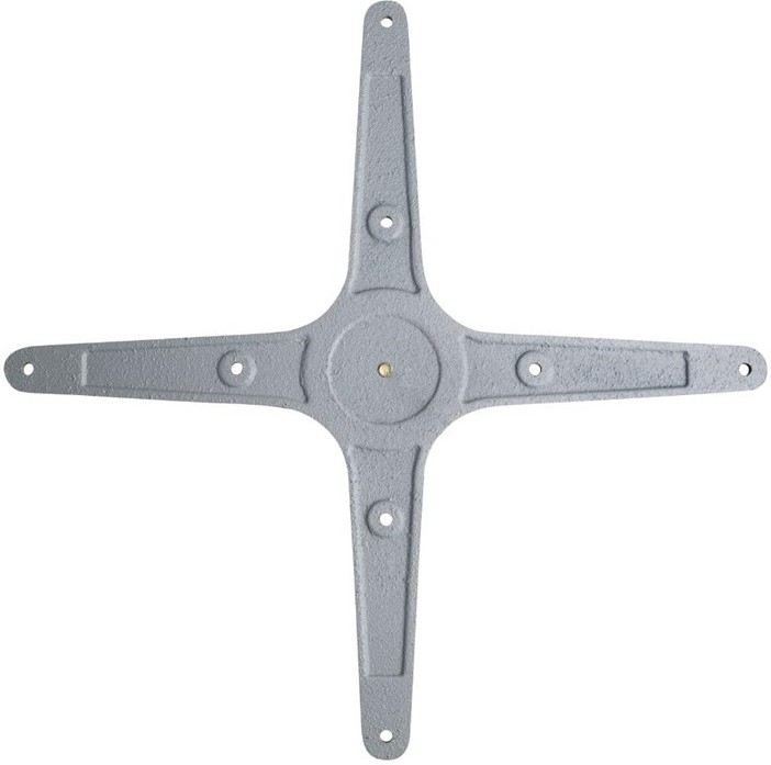  Bolero Pied de table rond en acier inoxydable Bolero 