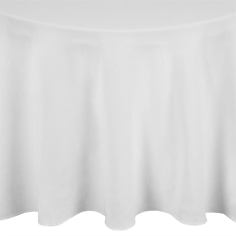  Mitre Essentials Nappe ronde blanche Occasions 2800mm 