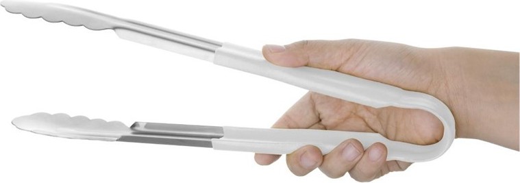  Hygiplas Pince de service code couleur blanche 300 mm 