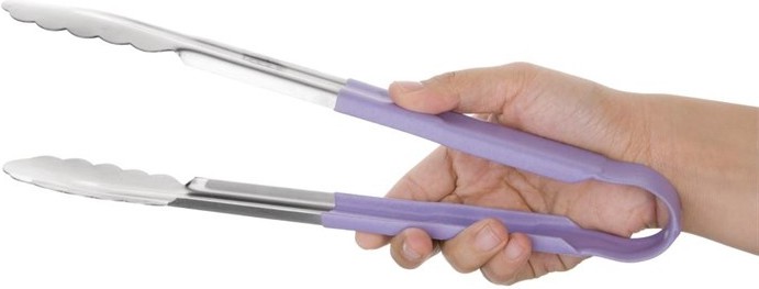  Vogue Pince de service code couleur 300mm violette 
