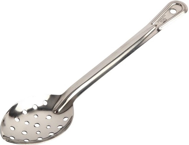  Vogue Cuill&egrave;re de service perfor&eacute;e en acier inoxydable 330mm 
