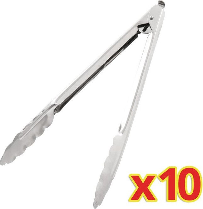  Vogue OFFRE GROS VOLUME Pinces de service 255mm x10 