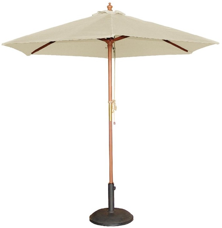  Bolero Parasol rond &eacute;cru 3m 