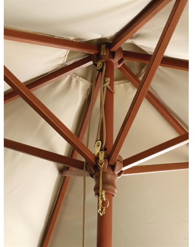  Bolero Parasol rond &eacute;cru 3m 