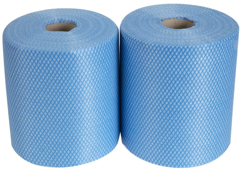  EcoTech Rouleaux de chiffons de nettoyage antibact&eacute;riens Envirolite Super bleus (lot de 2 x 500) 