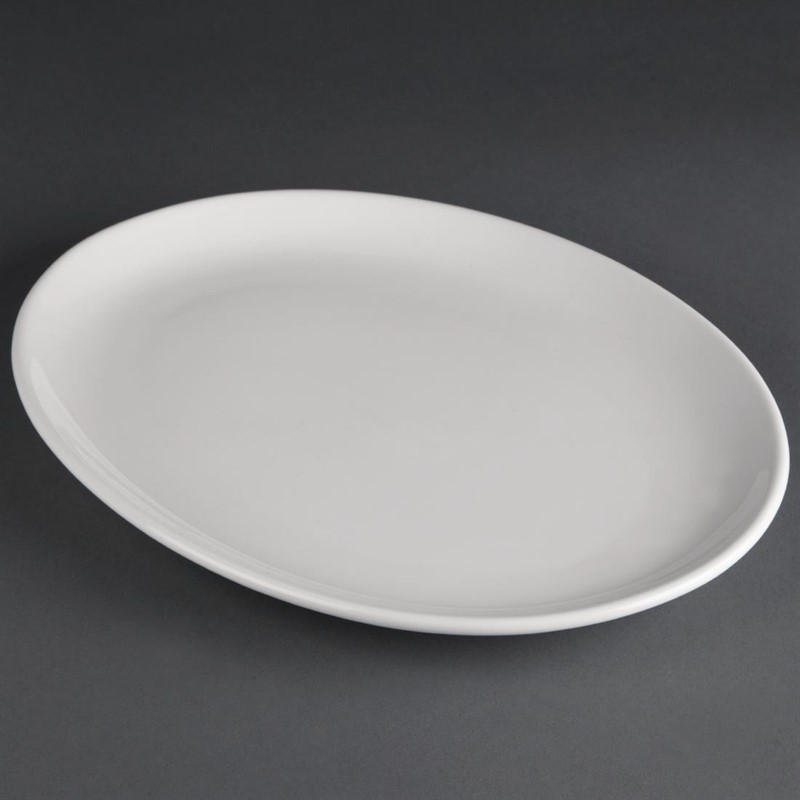  Athena Hotelware Assiettes creuses ovales 305 x 241mm 