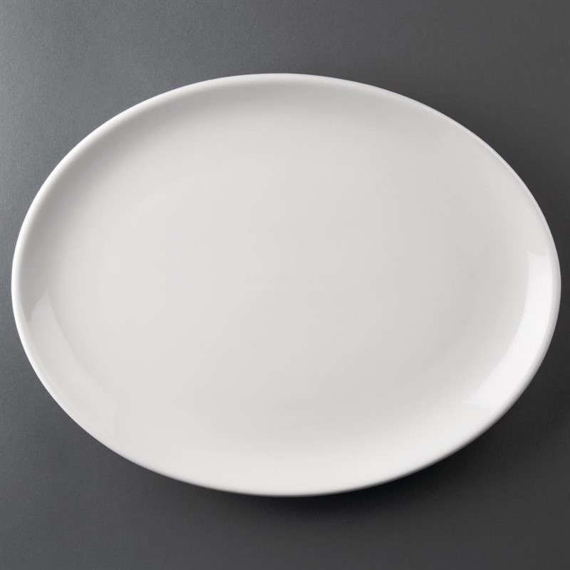 Athena Hotelware Assiettes creuses ovales 305 x 241mm 