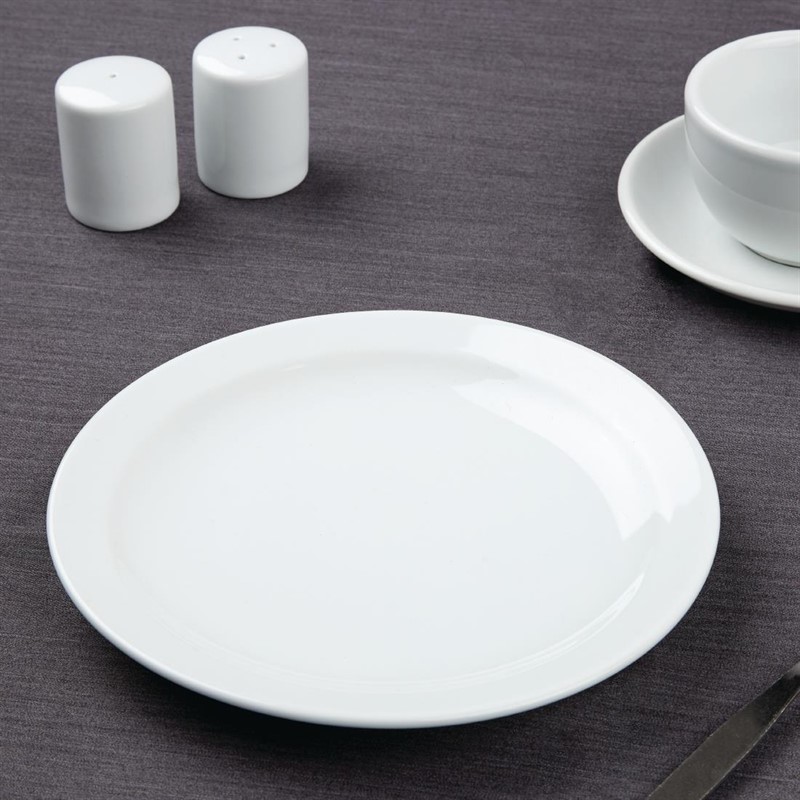 Athena Hotelware Assiettes &agrave; bord &eacute;troit 205mm 