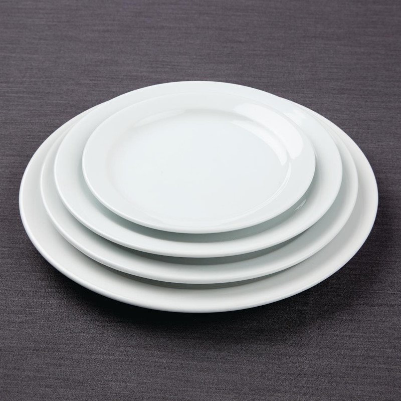 Athena Hotelware Assiettes &agrave; bord &eacute;troit 205mm 