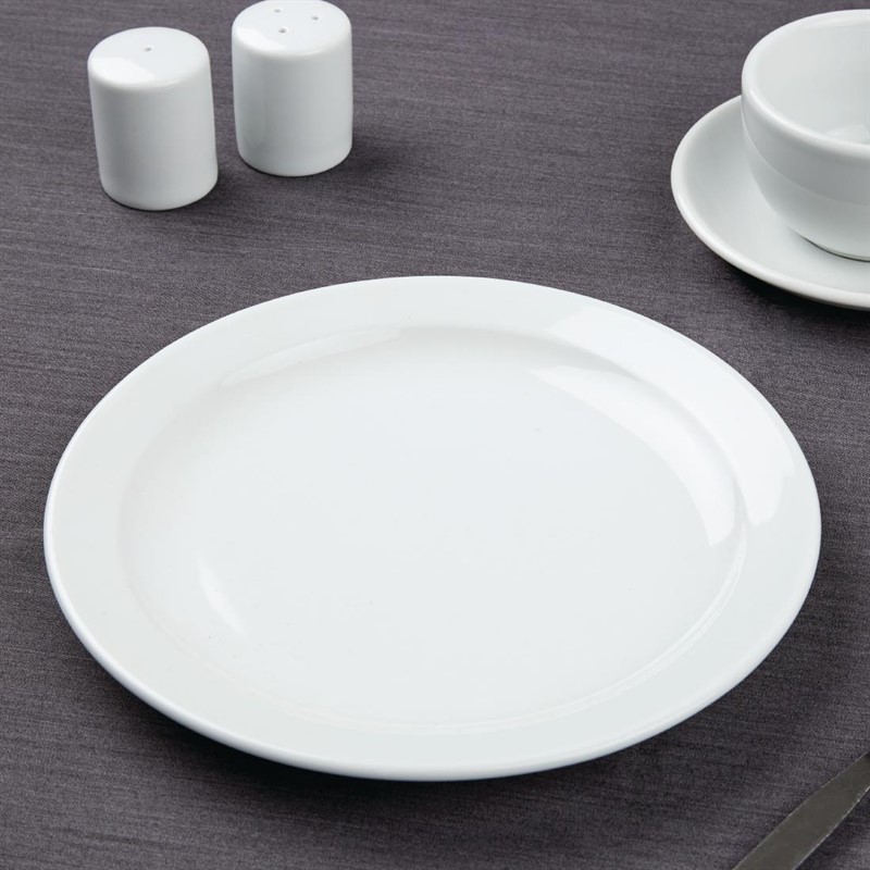  Athena Hotelware Assiettes &agrave; bord &eacute;troit 226mm 