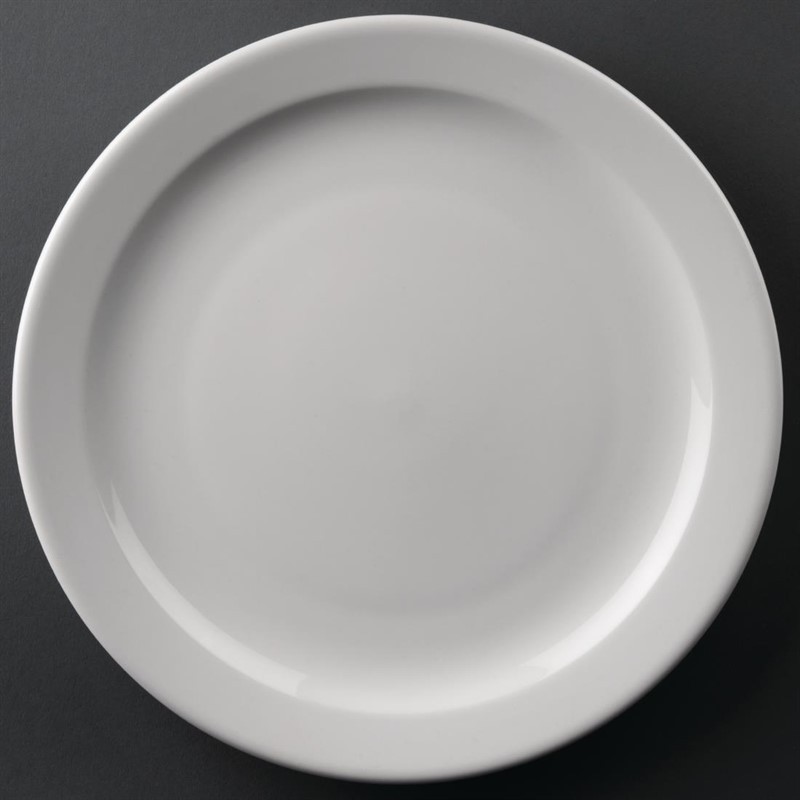  Athena Hotelware Assiettes &agrave; bord &eacute;troit 254mm 