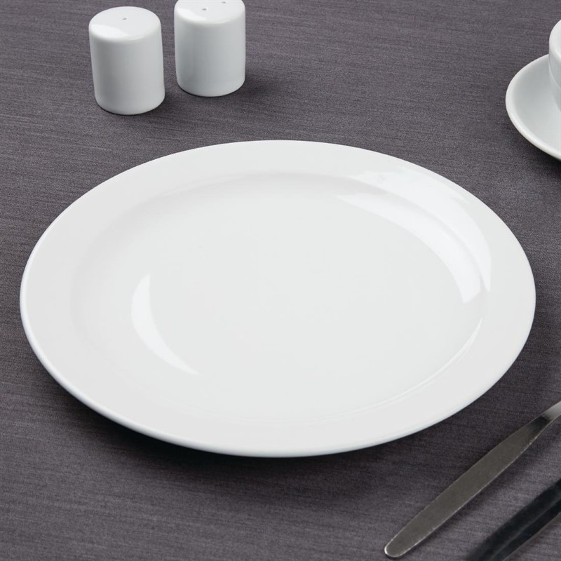  Athena Hotelware Assiettes &agrave; bord &eacute;troit 254mm 