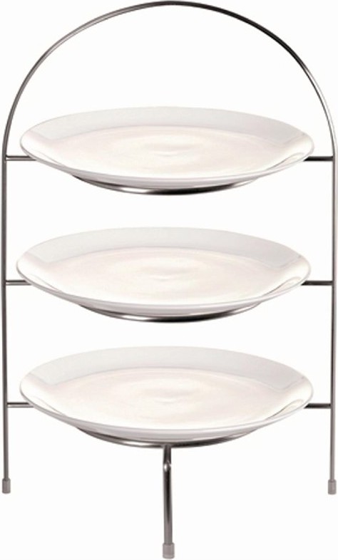  Olympia Pr&eacute;sentoir salon de th&eacute; pour 3 assiettes maxi 210mm 