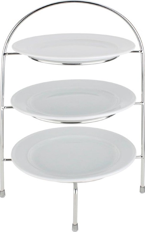  Olympia Pr&eacute;sentoir salon de th&eacute; pour 3 assiettes maxi 210mm 