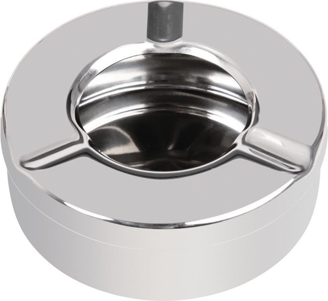  Olympia Cendrier inox anti-vent 90mm x 6 