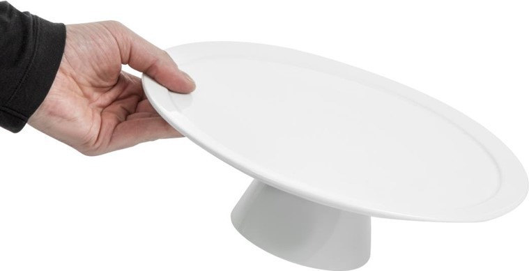  Bia Pr&eacute;sentoir &agrave; g&acirc;teau en porcelaine 305mm 