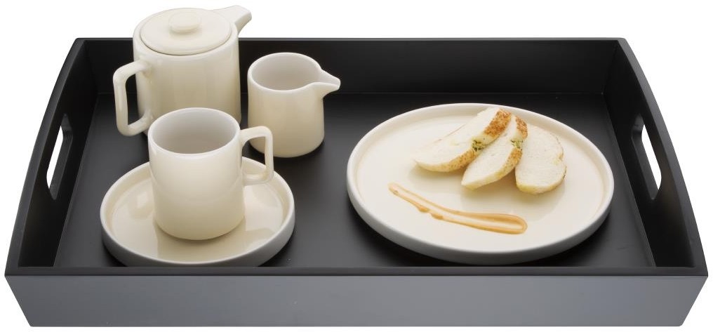  Olympia Grand plateau de service Bamboo Noir 510x350mm 