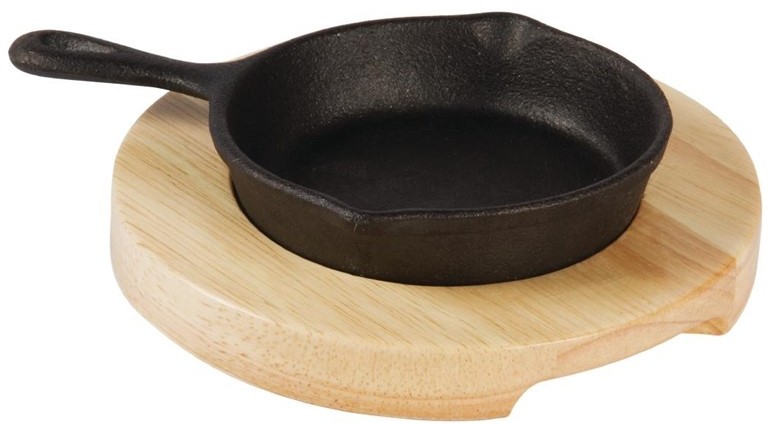  Olympia Support en bois clair pour mini cocotte Y259 et mini po&ecirc;le GJ553 Olympia 