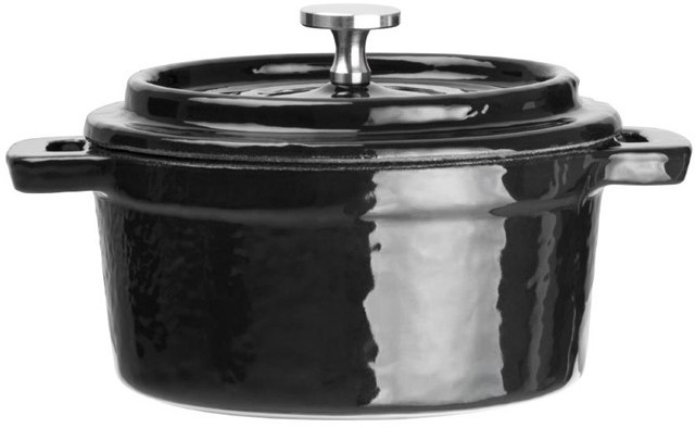  Vogue Mini-cocotte ronde en fonte 10 cm 