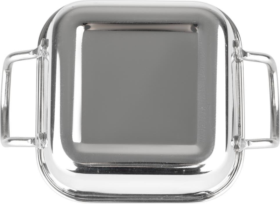  Olympia Plat de pr&eacute;sentation en inox carr&eacute; 115x115mm 
