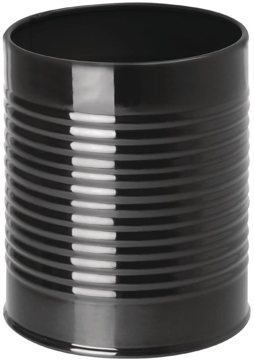  Olympia R&eacute;cipient bo&icirc;te de conserve en acier galvanis&eacute; noir 