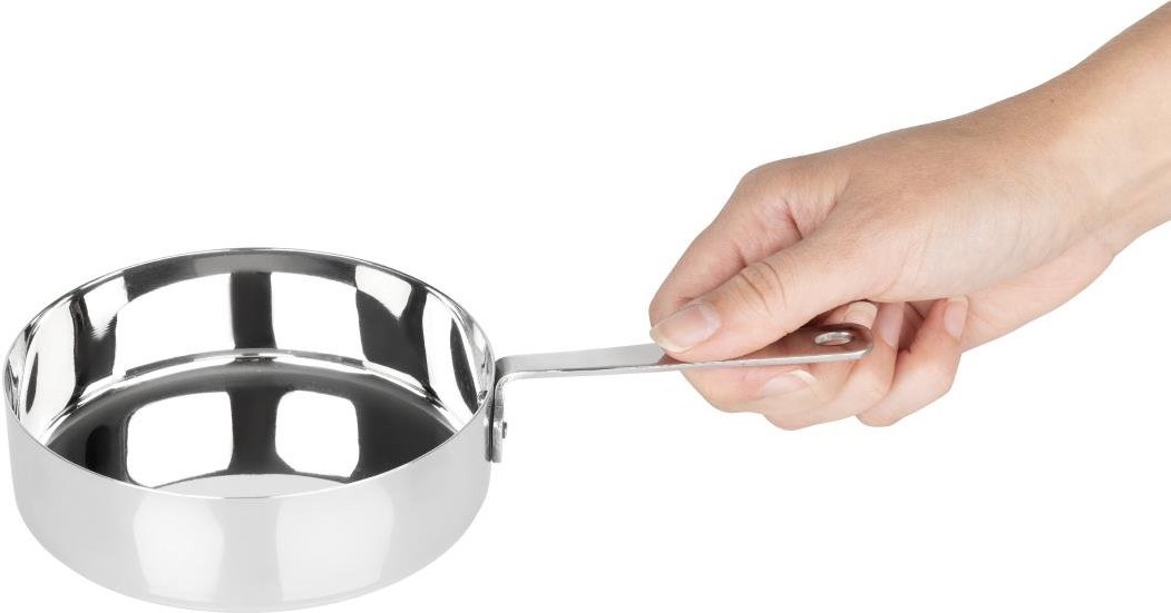  Olympia Mini casserole en inox Table Presentation 125x35mm 