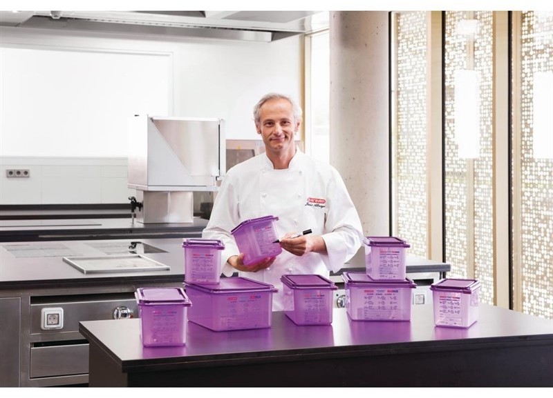  Araven Bac herm&eacute;tique violet antiallerg&eacute;nique GN1/2 10L 