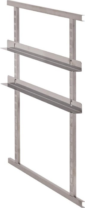  Cambro Kit de 4 glissi&egrave;res inox ajustables et 2 cadres m&eacute;talliques pour DW585 