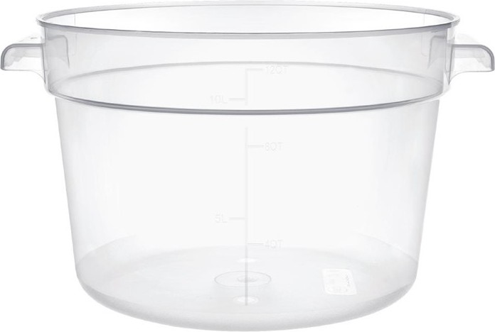  Vogue Conteneur alimentaire rond en polypropyl&egrave;ne 10L 
