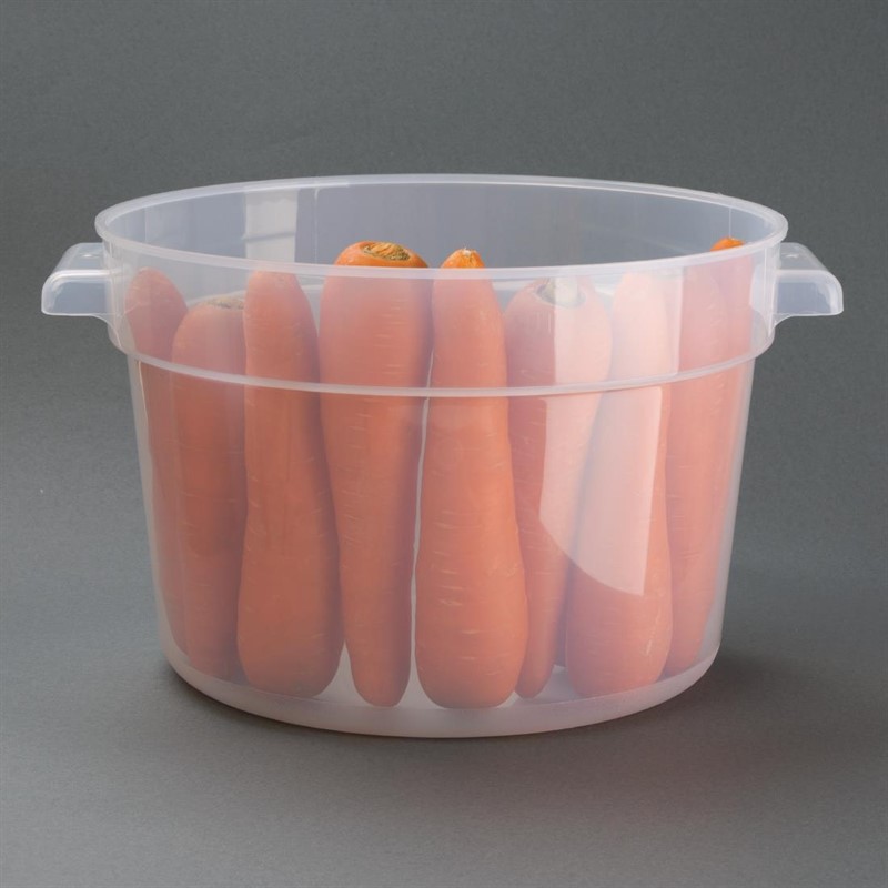  Vogue Conteneur alimentaire rond en polypropyl&egrave;ne 10L 