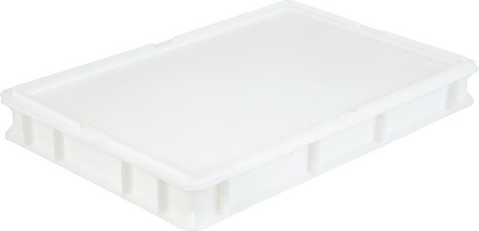  Cambro Couvercle pour bo&icirc;te &agrave; p&acirc;te &agrave; pizza en poly&eacute;thyl&egrave;ne 60x40x2cm 