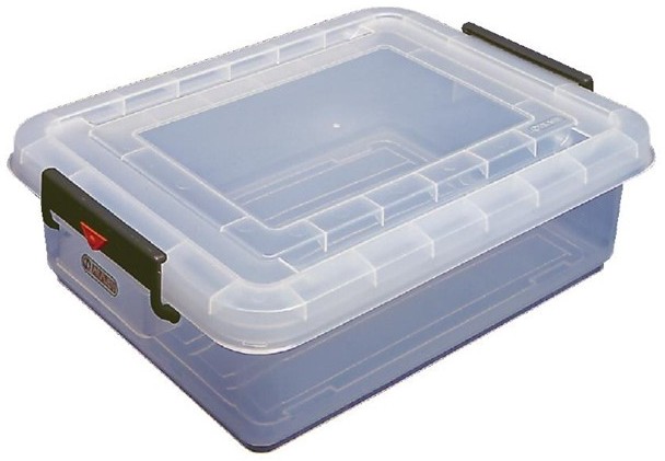  Araven Conteneur alimentaire en polypropyl&egrave;ne avec clips de couleur 40L 