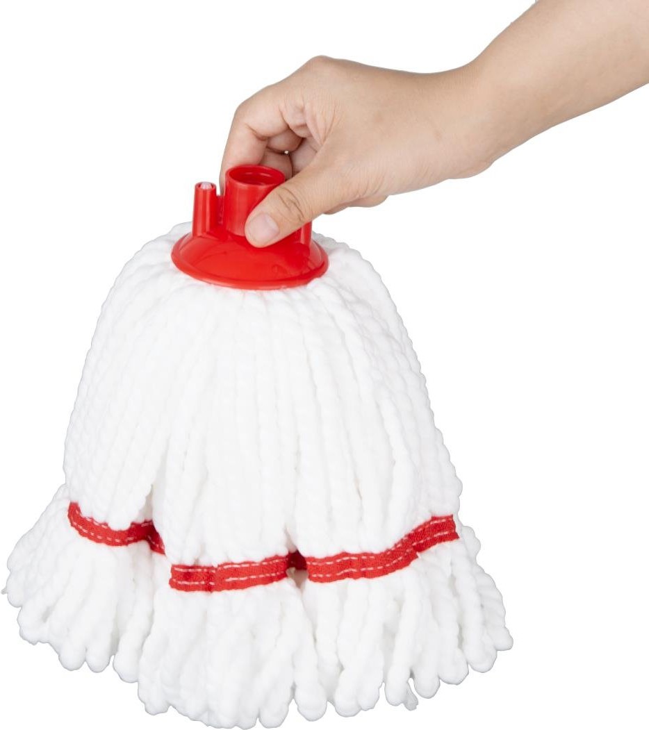  Jantex T&ecirc;te serpilli&egrave;re en microfibre bande rouge 150g 